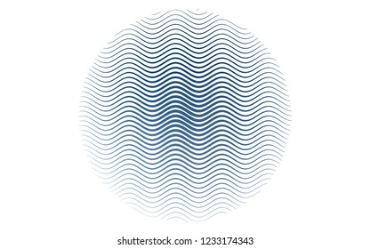 Light BLUE vector background with straight lines. Shining illustration with lines on abstract template. Backdrop for TV commercials.