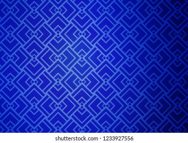 Light BLUE vector background with straight lines. Glitter abstract illustration with colored sticks. Pattern for business booklets, leaflets.