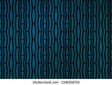 Light BLUE vector background with straight lines. Shining colored illustration with narrow lines. Smart design for your business advert.