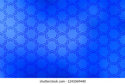 Light BLUE vector background with straight lines. Modern geometrical abstract illustration with Lines. Best design for your ad, poster, banner.
