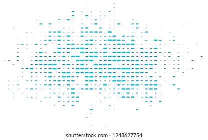 Light BLUE vector background with straight lines. Shining colored illustration with narrow lines. Best design for your ad, poster, banner.