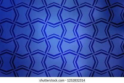 Light BLUE vector background with straight lines. Shining colored illustration with sharp stripes. Pattern for ads, posters, banners.