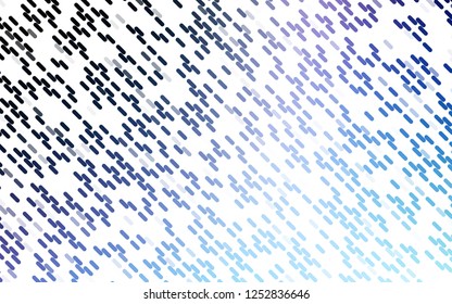 Light BLUE vector background with straight lines. Shining colored illustration with narrow lines. Pattern for ads, posters, banners.