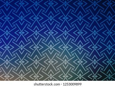 Light BLUE vector background with straight lines. Glitter abstract illustration with colored sticks. Pattern for business booklets, leaflets.
