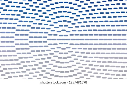 Light BLUE vector background with straight lines. Shining colored illustration with narrow lines. Best design for your ad, poster, banner.