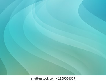 Light BLUE vector background with straight lines. Decorative shining illustration with lines on abstract template. The pattern can be used as ads, poster, banner for commercial.
