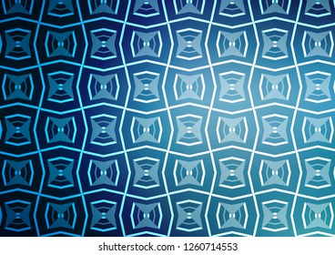 Light BLUE vector background with straight lines. Glitter abstract illustration with colored sticks. Backdrop for TV commercials.