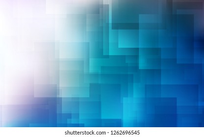 Light BLUE vector background with straight lines. Lines on blurred abstract background with gradient. Best design for your ad, poster, banner.