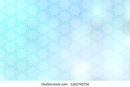 Light BLUE vector background with straight lines. Lines on blurred abstract background with gradient. Smart design for your business advert.