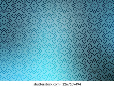 Light BLUE vector background with straight lines. Blurred decorative design in simple style with lines. Best design for your ad, poster, banner.