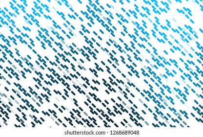 Light BLUE vector background with straight lines. Modern geometrical abstract illustration with staves. Pattern for ads, posters, banners.