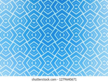 Light BLUE vector background with straight lines. Shining illustration with lines on abstract template. Pattern for ads, posters, banners.