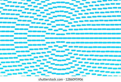 Light BLUE vector background with straight lines. Lines on blurred abstract background with gradient. Pattern for ads, posters, banners.