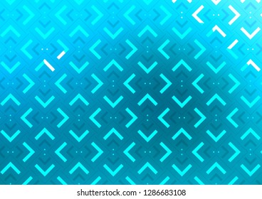 Light BLUE vector background with straight lines. Decorative shining illustration with lines on abstract template. The pattern can be used for websites.