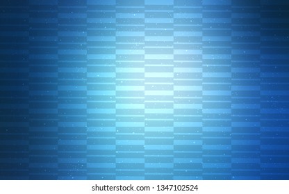 Light BLUE vector background with straight lines. Modern geometrical abstract illustration with Lines. Pattern for ad, booklets, leaflets.
