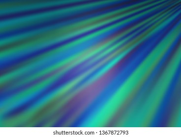 Light BLUE vector background with straight lines. Modern geometrical abstract illustration with staves. Smart design for your business advert.