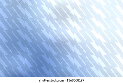 Light BLUE vector background with straight lines. Glitter abstract illustration with colorful sticks. Template for your beautiful backgrounds.
