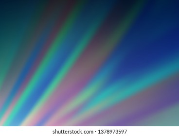 Light BLUE vector background with straight lines. Shining colored illustration with narrow lines. Smart design for your business advert.