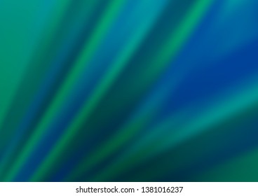 Light BLUE vector background with straight lines. Shining colored illustration with narrow lines. Pattern for ads, posters, banners.
