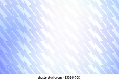 Light BLUE vector background with straight lines. Modern geometrical abstract illustration with Lines. Pattern for ad, booklets, leaflets.