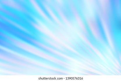 Light BLUE vector background with straight lines. Glitter abstract illustration with colorful sticks. Template for your beautiful backgrounds.