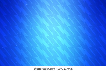 Light BLUE vector background with straight lines. Blurred decorative design in simple style with lines. Best design for your ad, poster, banner.