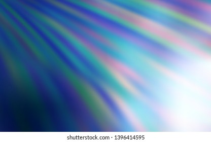 Light BLUE vector background with straight lines. Shining colored illustration with sharp stripes. Template for your beautiful backgrounds.