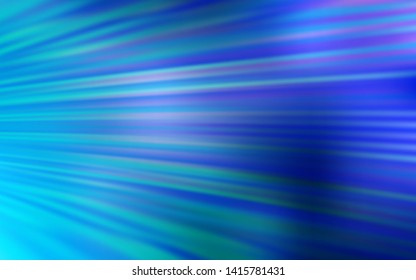 Light BLUE vector background with straight lines. Colorful shining illustration with lines on abstract template. Template for your beautiful backgrounds.