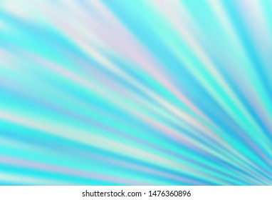 Light BLUE vector background with straight lines. Glitter abstract illustration with colored sticks. Best design for your ad, poster, banner.