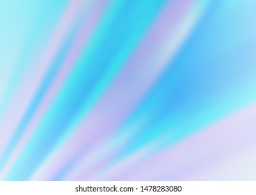 Light BLUE vector background with straight lines. Lines on blurred abstract background with gradient. Best design for your ad, poster, banner.