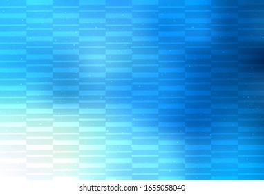 Light BLUE vector background with straight lines. Glitter abstract illustration with colorful sticks. Best design for your ad, poster, banner.