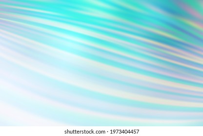 Light BLUE vector background with straight lines. Lines on blurred abstract background with gradient. Pattern for ad, booklets, leaflets.