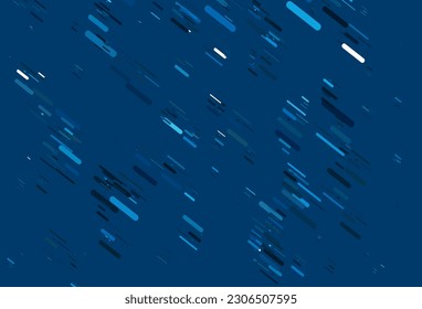 Light BLUE vector background with straight lines. Modern geometrical abstract illustration with staves. Pattern for business booklets, leaflets.
