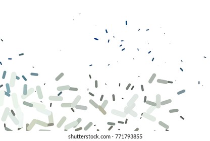 Light BLUE vector background with straight lines. Capsules on blurred abstract background with gradient. Best design for your ad, poster, banner.