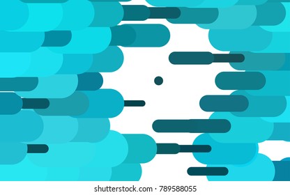 Light BLUE vector background with straight lines. Modern geometrical abstract illustration with staves. Best design for your ad, poster, banner.