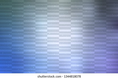 Light BLUE vector background with stright stripes. Blurred decorative design in simple style with lines. Smart design for your business advert.