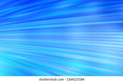 Light BLUE vector background with stright stripes. Colorful shining illustration with lines on abstract template. Pattern for your busines websites.