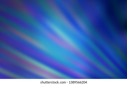 Light BLUE vector background with stright stripes. Colorful shining illustration with lines on abstract template. Smart design for your business advert.