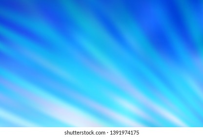 Light BLUE vector background with stright stripes. Glitter abstract illustration with colorful sticks. Best design for your ad, poster, banner.