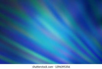 Light BLUE vector background with stright stripes. Colorful shining illustration with lines on abstract template. Smart design for your business advert.