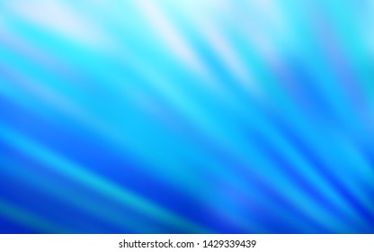 Light BLUE vector background with stright stripes. Glitter abstract illustration with colorful sticks. Pattern for your busines websites.