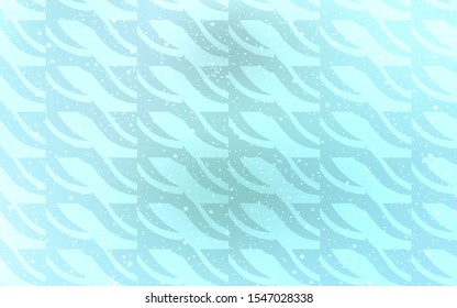Light BLUE vector background with stright stripes. Modern geometrical abstract illustration with Lines. Smart design for your business advert.