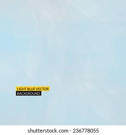 Light blue vector background. The structure of the ice