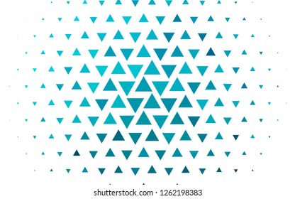 Light BLUE vector background with triangles. Modern abstract illustration with colorful triangles. Modern template for your landing page.