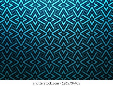 Light BLUE vector background with triangles. Triangles on abstract background with colorful gradient. Pattern for commercials.