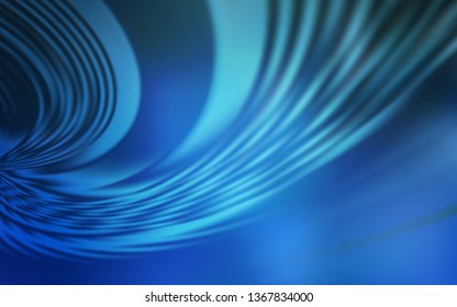 Light BLUE vector background with wry lines. Colorful illustration in abstract style with gradient. New composition for your brand book.