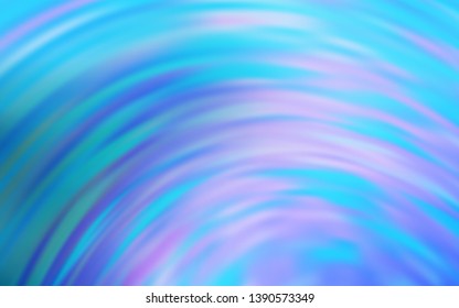 Light BLUE vector background with wry lines. A circumflex abstract illustration with gradient. A completely new template for your design.
