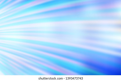 Light BLUE vector background with wry lines. Colorful abstract illustration with gradient lines. A new texture for your  ad, booklets, leaflets.