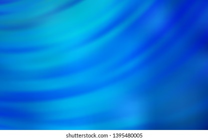 Light BLUE vector background with wry lines. A sample with colorful lines, shapes. Template for cell phone screens.