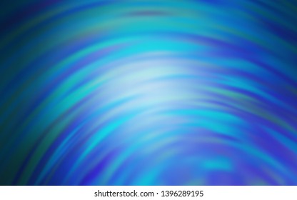 Light BLUE vector background with wry lines. A completely new colorful illustration in simple style. Brand new design for your ads, poster, banner.